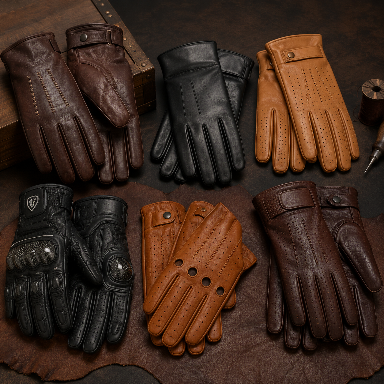 Premium Leather Gloves